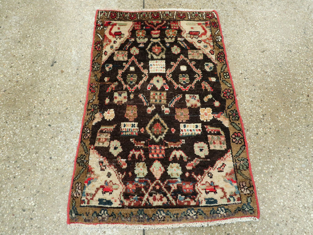 Vintage Persian Hamadan Rug, No.26253 - Galerie Shabab
