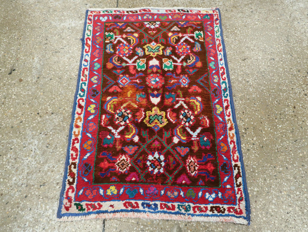 Vintage Persian Hamadan Rug, No.26254 - Galerie Shabab