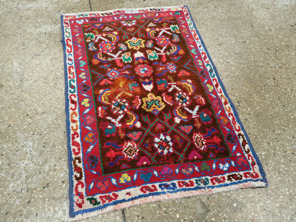 Vintage Persian Hamadan Rug, No.26254 - Galerie Shabab