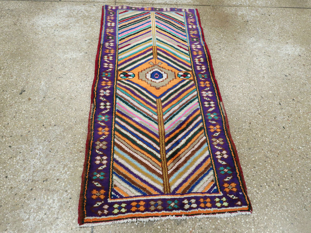 Vintage Persian Hamadan Rug, No.26255 - Galerie Shabab