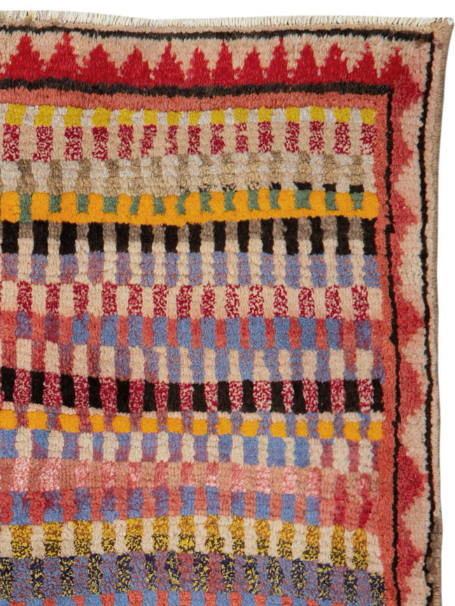 Vintage Persian Mahal Rug, No.26256 - Galerie Shabab