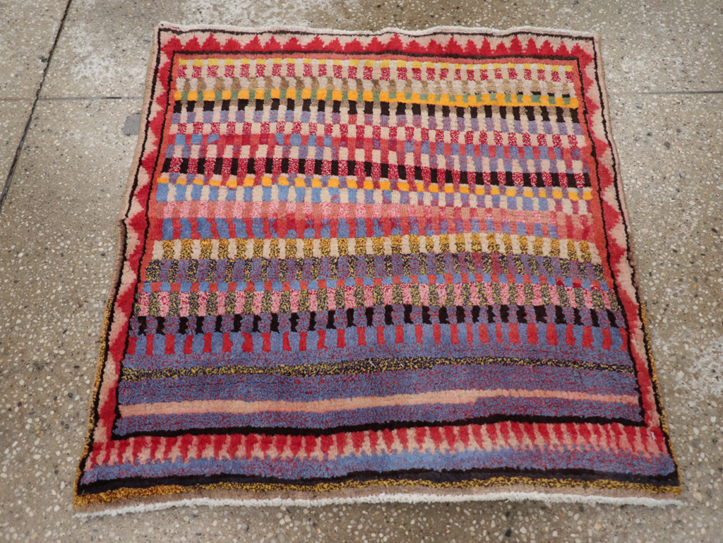 Vintage Persian Mahal Rug, No.26256 - Galerie Shabab