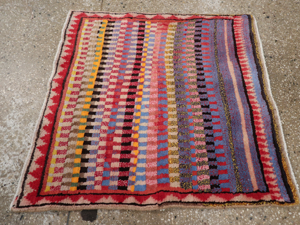 Vintage Persian Mahal Rug, No.26256 - Galerie Shabab