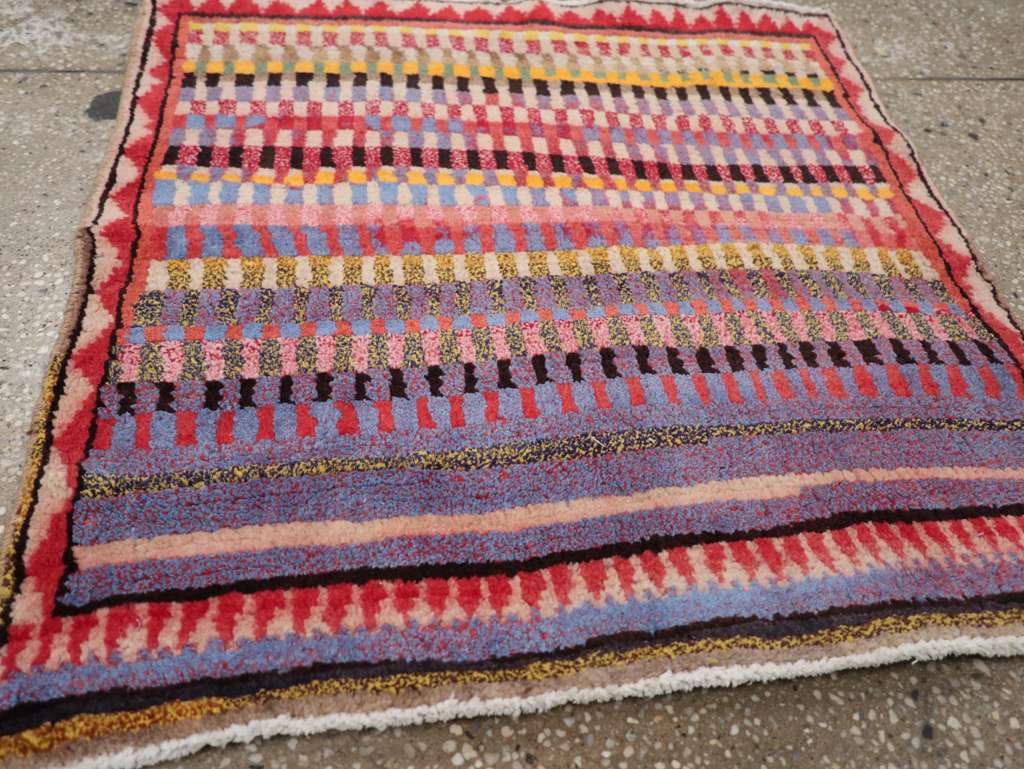 Vintage Persian Mahal Rug, No.26256 - Galerie Shabab