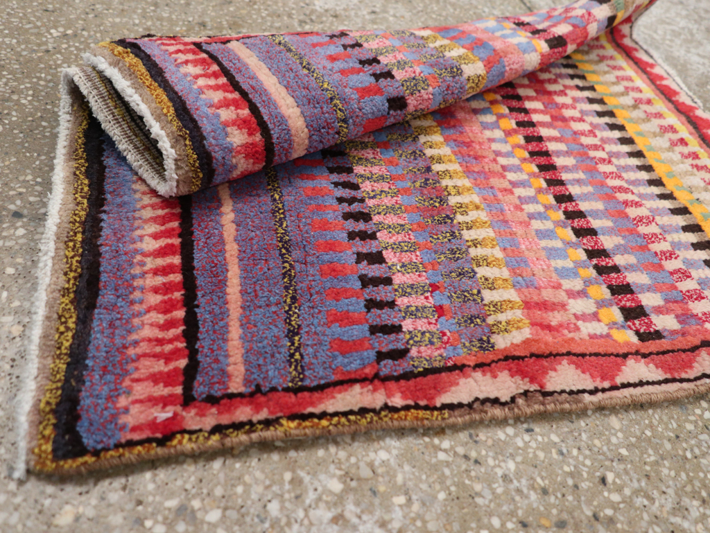 Vintage Persian Mahal Rug, No.26256 - Galerie Shabab