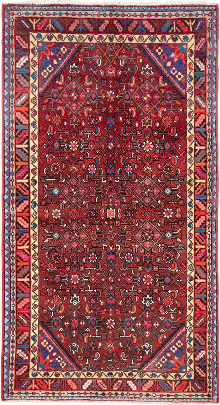Vintage Persian Hamadan Rug, No.26259 - Galerie Shabab