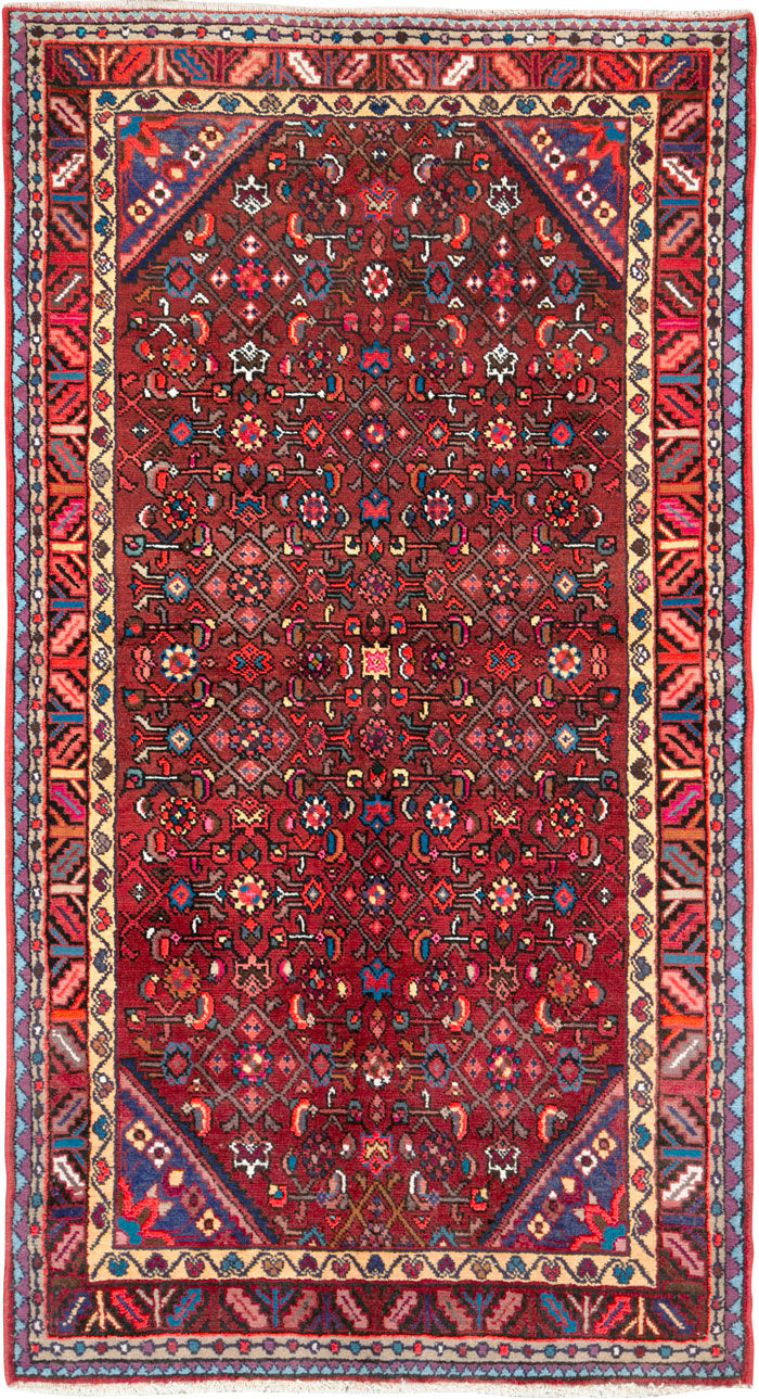 Vintage Persian Hamadan Rug, No.26259 - Galerie Shabab