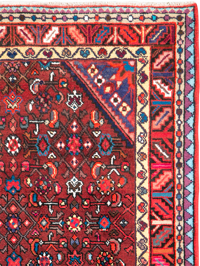Vintage Persian Hamadan Rug, No.26259 - Galerie Shabab