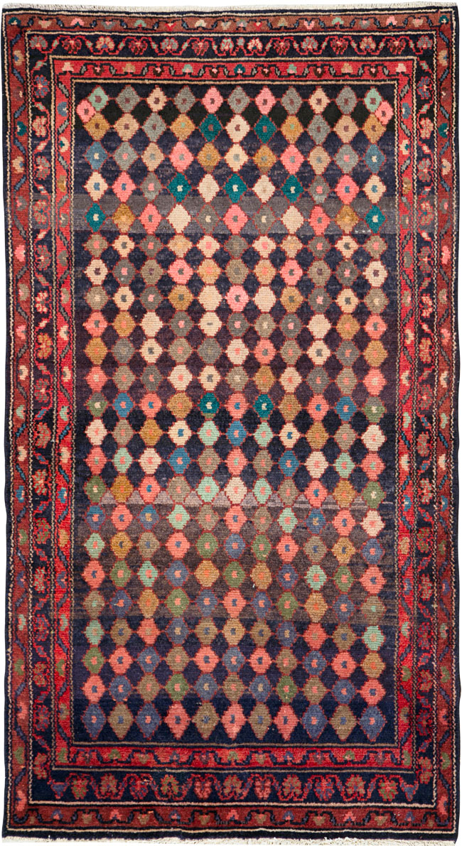 Vintage Persian Hamadan Rug, No.26261 - Galerie Shabab