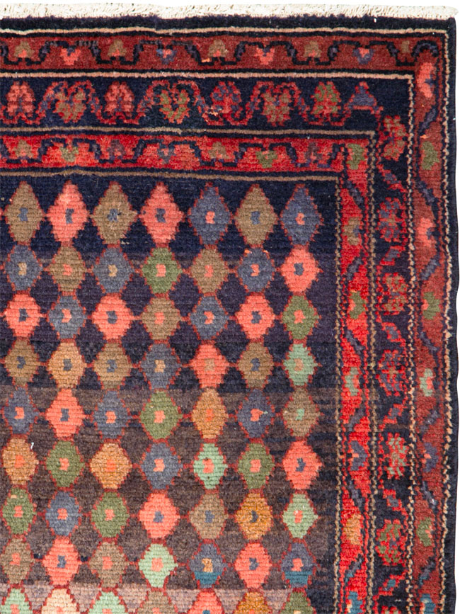 Vintage Persian Hamadan Rug, No.26261 - Galerie Shabab