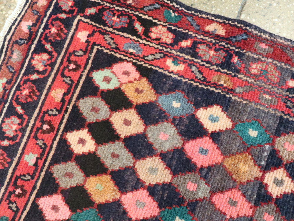 Vintage Persian Hamadan Rug, No.26261 - Galerie Shabab