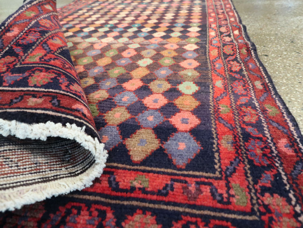 Vintage Persian Hamadan Rug, No.26261 - Galerie Shabab