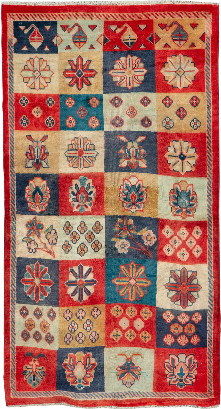 Vintage Persian Mahal Rug, No.26262 - Galerie Shabab