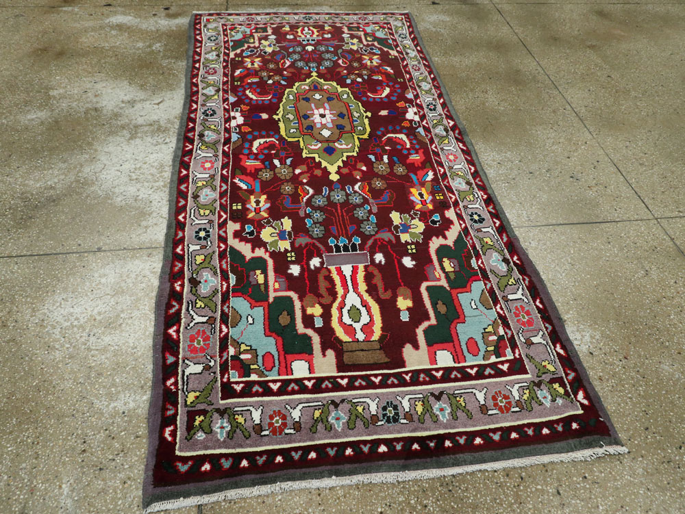Vintage Persian Hamadan Rug, No.26263 - Galerie Shabab
