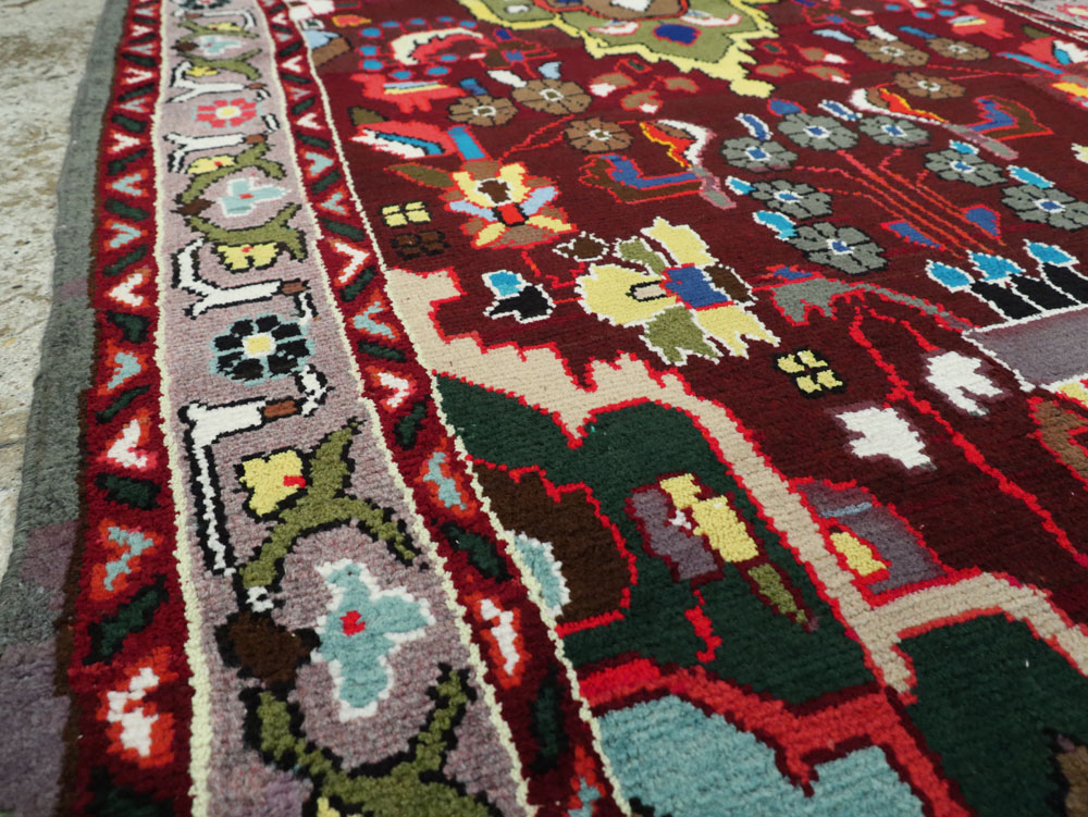 Vintage Persian Hamadan Rug, No.26263 - Galerie Shabab