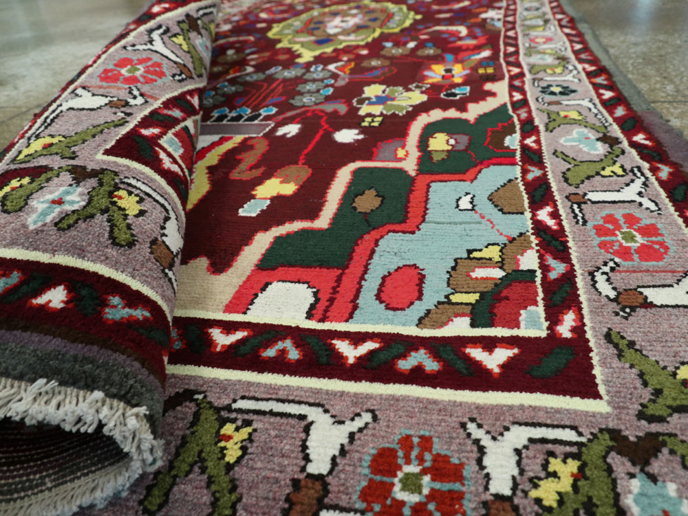 Vintage Persian Hamadan Rug, No.26263 - Galerie Shabab