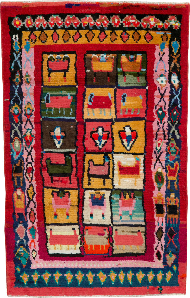 Modern Persian Gabbeh Rug, No.26264 - Galerie Shabab