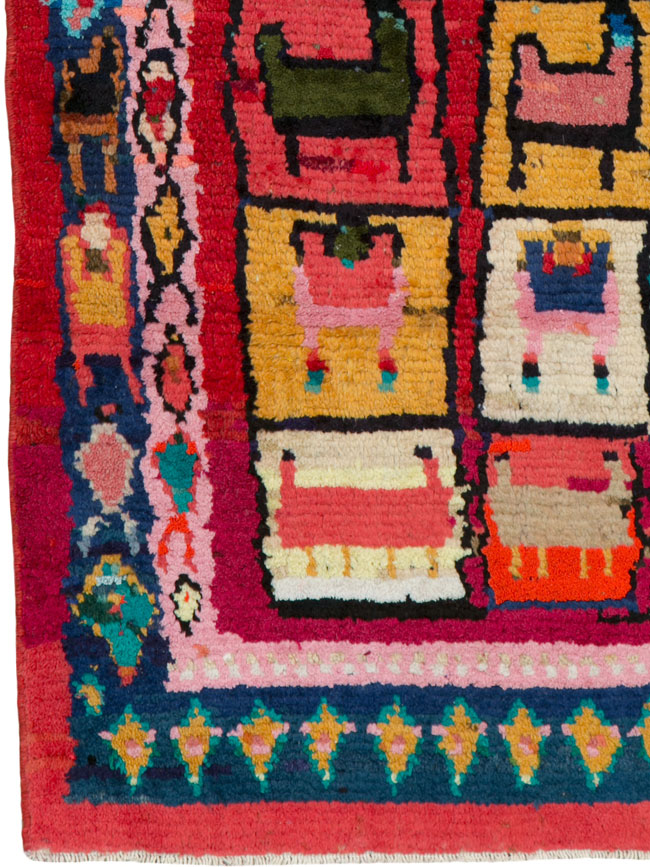 Modern Persian Gabbeh Rug, No.26264 - Galerie Shabab