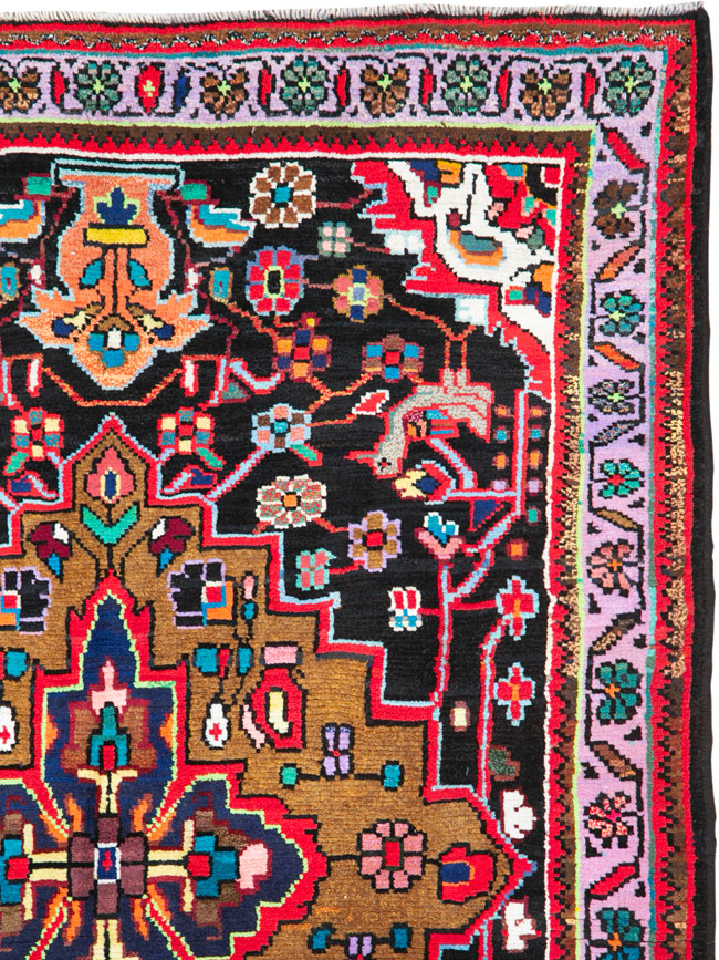 Vintage Persian Hamadan Rug, No.26265 - Galerie Shabab