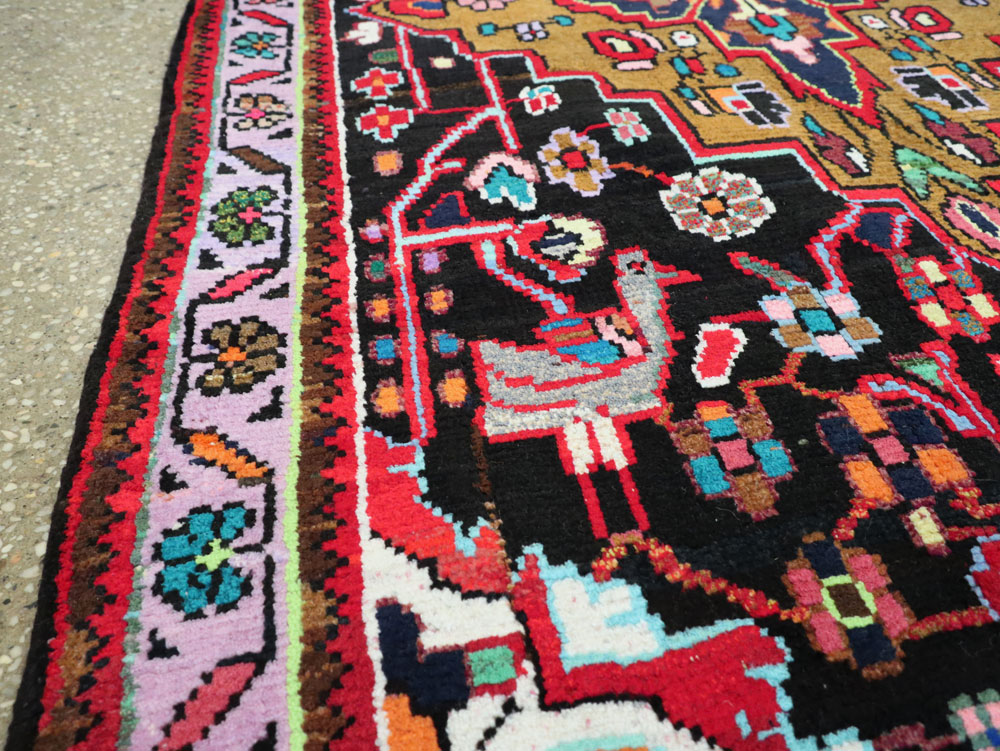 Vintage Persian Hamadan Rug, No.26265 - Galerie Shabab