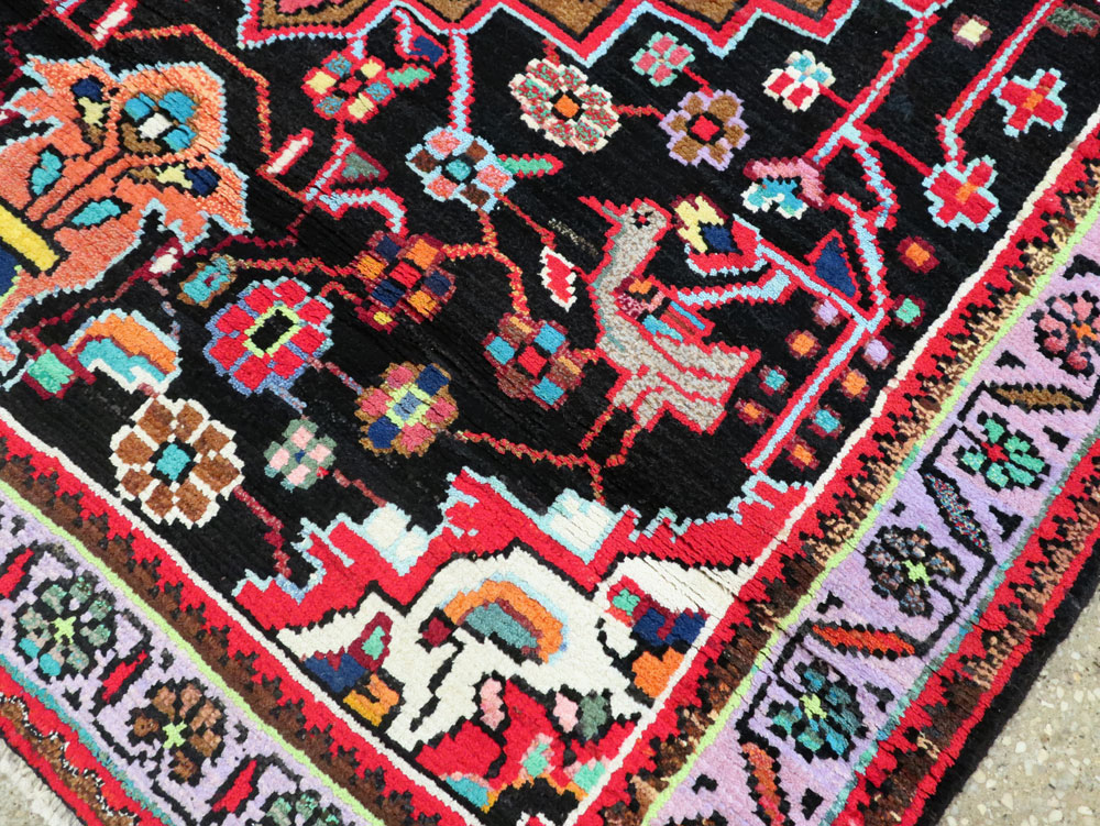 Vintage Persian Hamadan Rug, No.26265 - Galerie Shabab