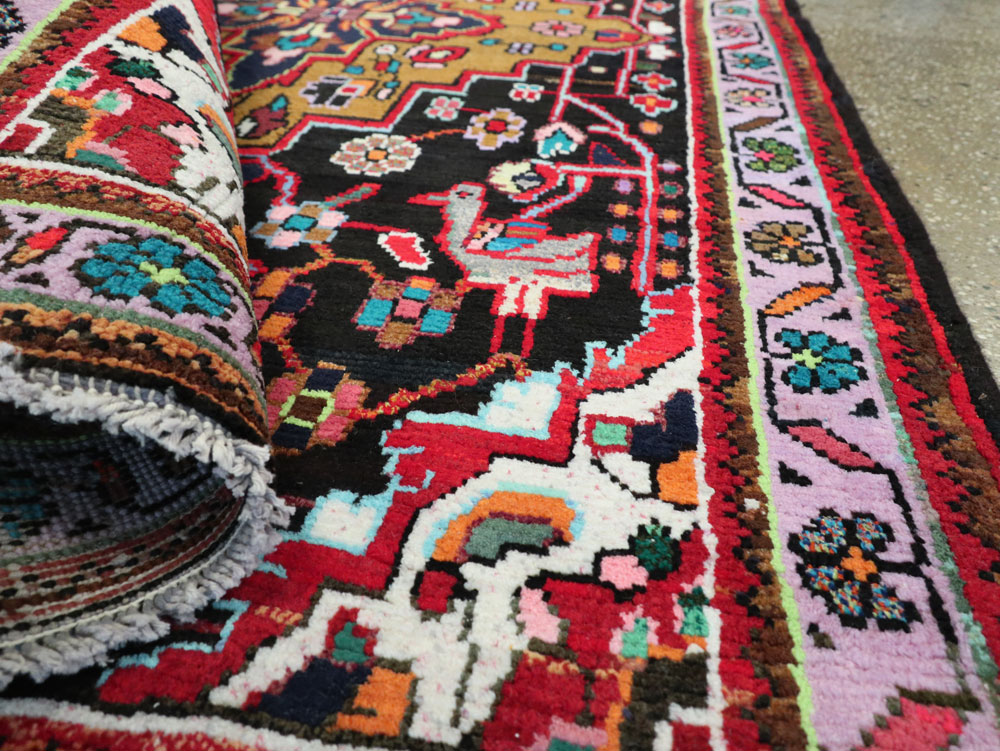 Vintage Persian Hamadan Rug, No.26265 - Galerie Shabab