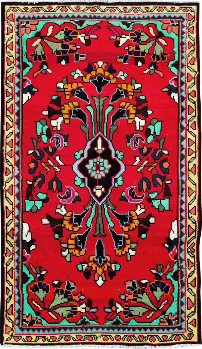 Vintage Persian Hamadan Rug, No.26271 - Galerie Shabab