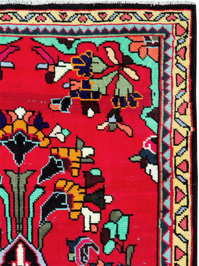 Vintage Persian Hamadan Rug, No.26271 - Galerie Shabab