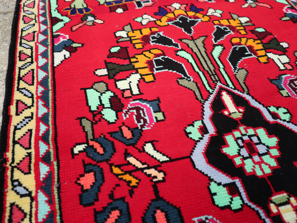 Vintage Persian Hamadan Rug, No.26271 - Galerie Shabab