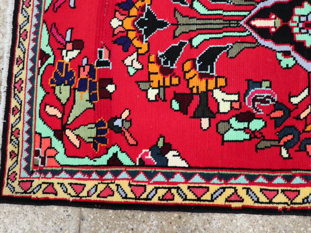 Vintage Persian Hamadan Rug, No.26271 - Galerie Shabab