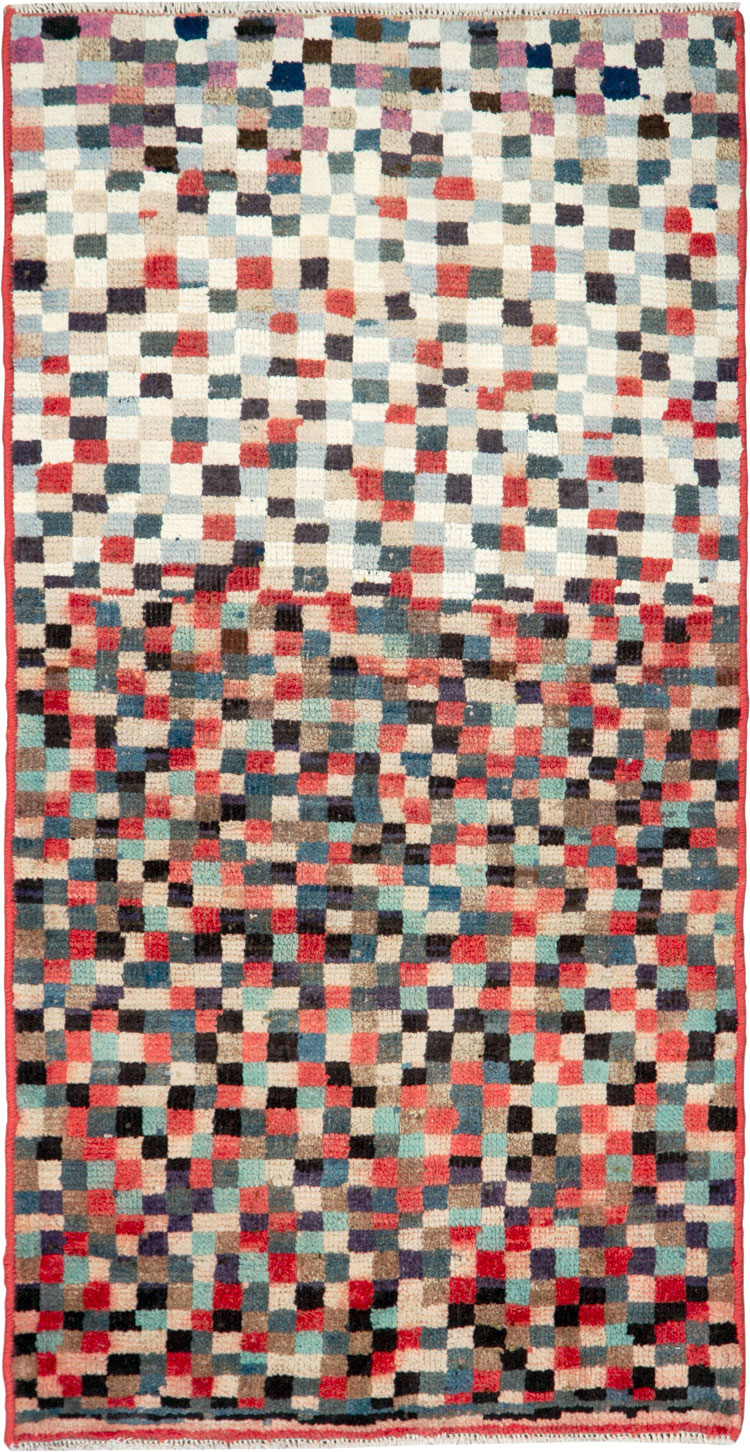 Vintage Persian Gabbeh Rug, No.26272 - Galerie Shabab