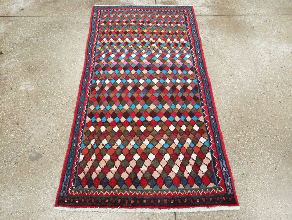 Vintage Persian Hamadan Rug, No.26277 - Galerie Shabab