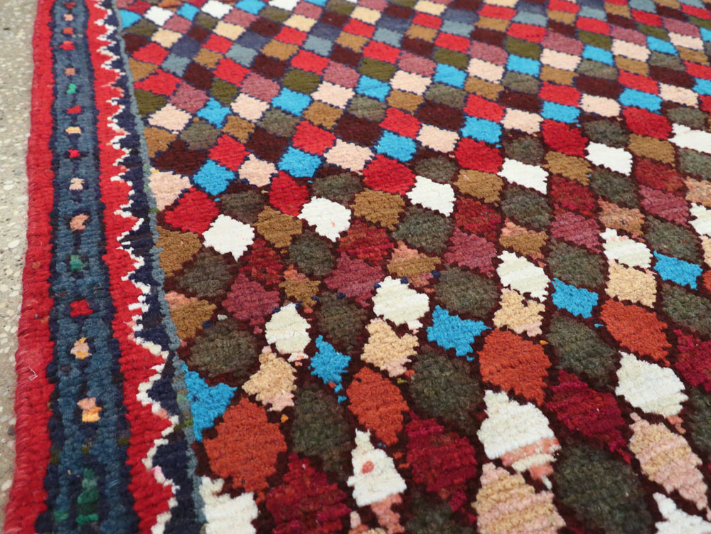 Vintage Persian Hamadan Rug, No.26277 - Galerie Shabab