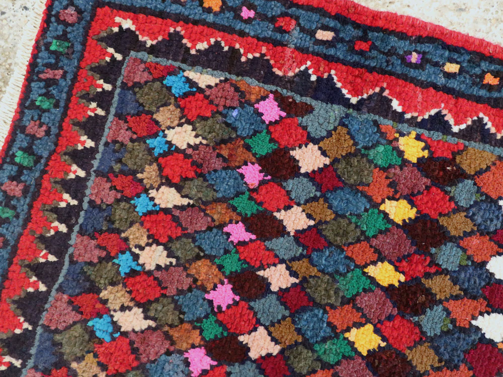 Vintage Persian Hamadan Rug, No.26277 - Galerie Shabab
