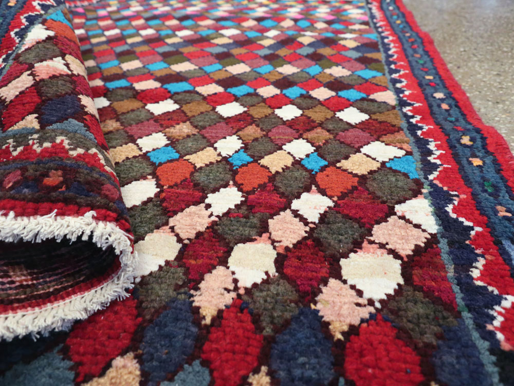 Vintage Persian Hamadan Rug, No.26277 - Galerie Shabab