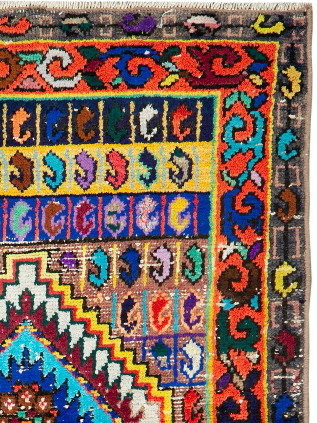 Vintage Persian Mahal Rug, No.26280 - Galerie Shabab