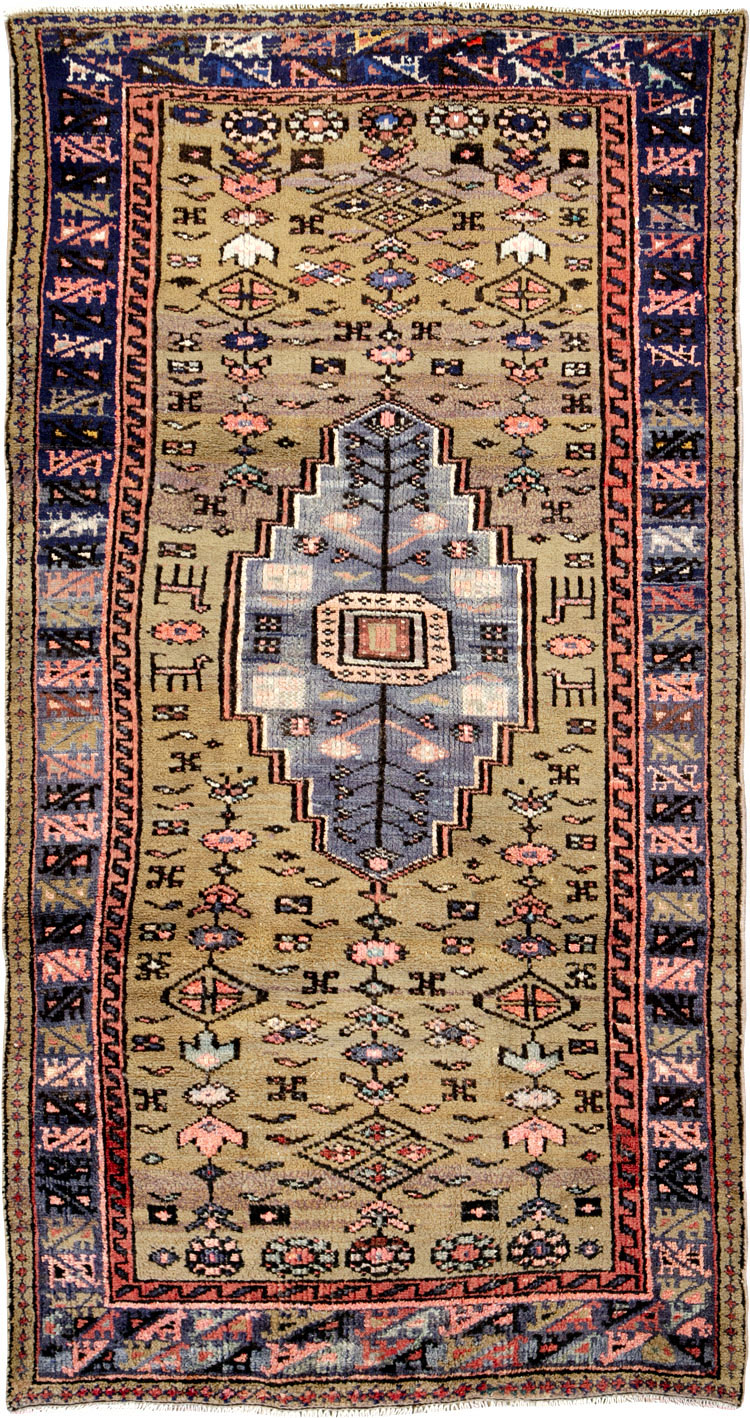Vintage Persian Hamadan Rug, No.26284 - Galerie Shabab
