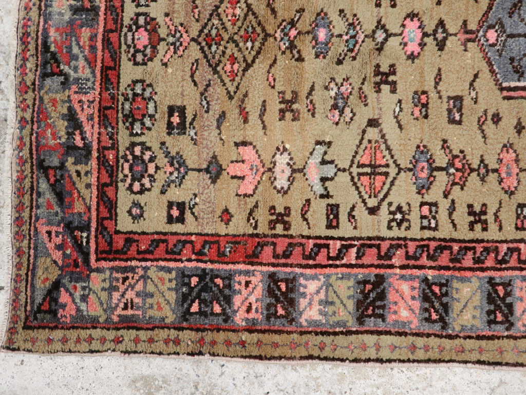 Vintage Persian Hamadan Rug, No.26284 - Galerie Shabab