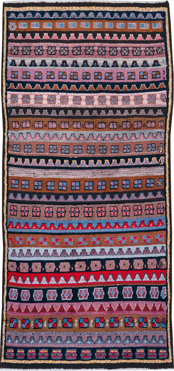 Vintage Persian Gabbeh Rug, No.26286 - Galerie Shabab