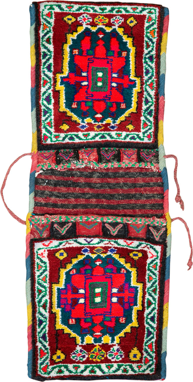 Vintage Persian Kurd Saddlebag (Khorjin), No.26287 - Galerie Shabab
