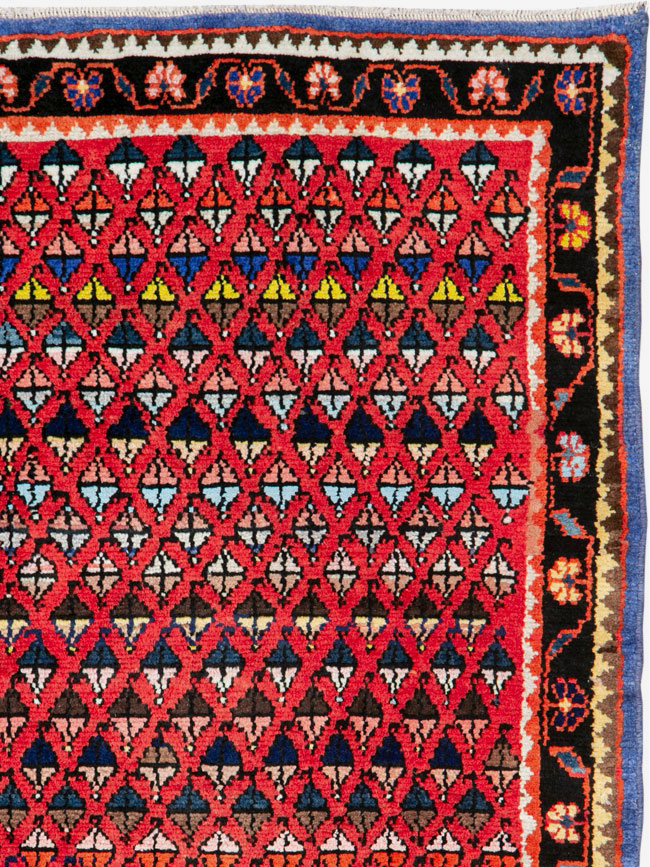 Vintage Persian Hamadan Rug, No.26289 - Galerie Shabab