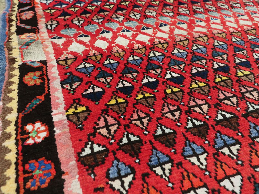 Vintage Persian Hamadan Rug, No.26289 - Galerie Shabab