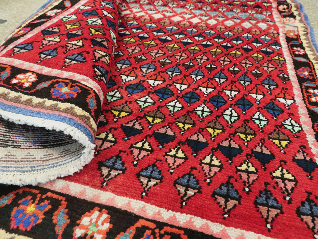 Vintage Persian Hamadan Rug, No.26289 - Galerie Shabab