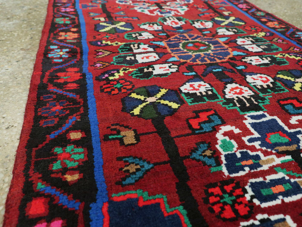 Vintage Persian Hamadan Rug, No.26290 - Galerie Shabab