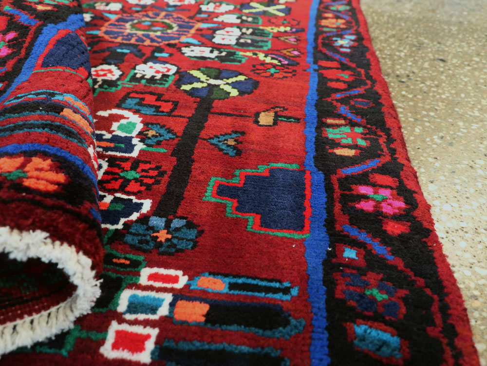 Vintage Persian Hamadan Rug, No.26290 - Galerie Shabab