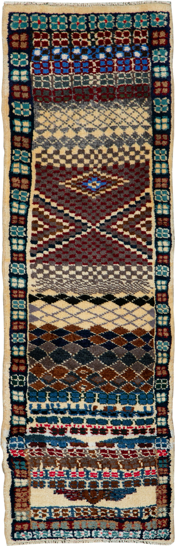 Vintage Persian Mahal Rug, No.26291 - Galerie Shabab
