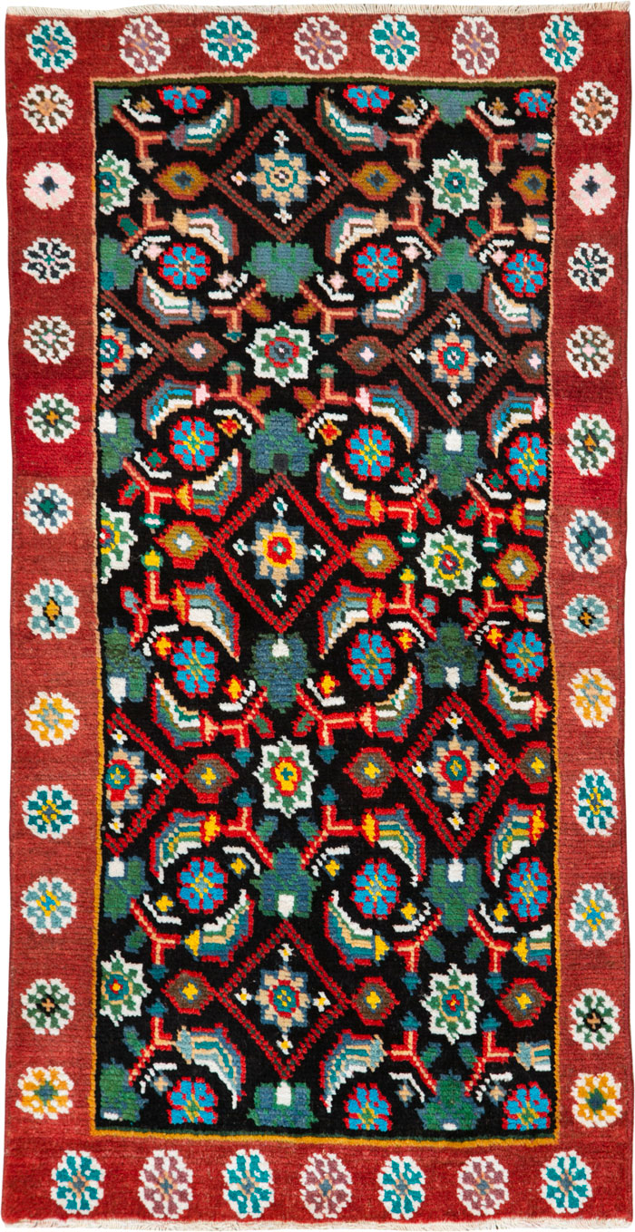 Vintage Persian Mahal Rug, No.26293 - Galerie Shabab