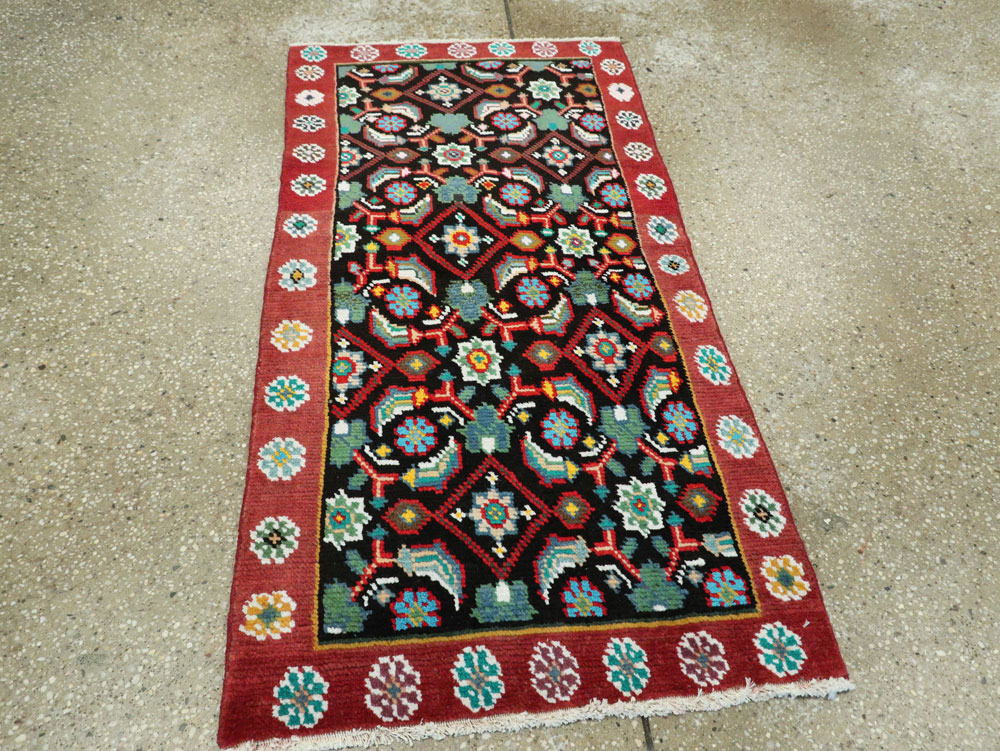 Vintage Persian Mahal Rug, No.26293 - Galerie Shabab