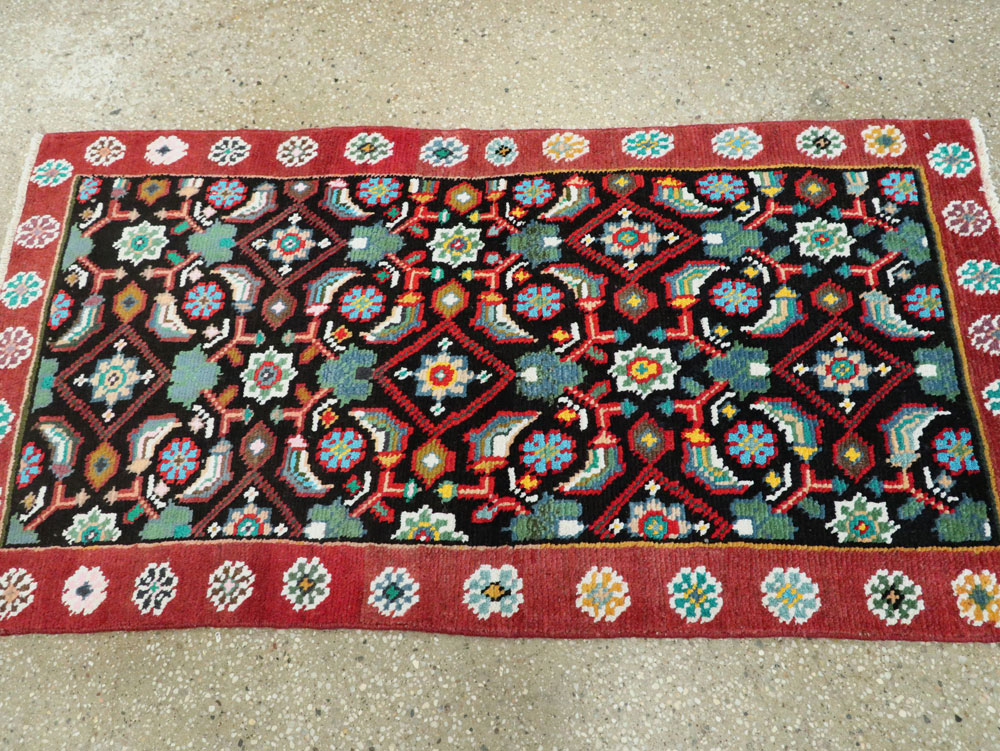 Vintage Persian Mahal Rug, No.26293 - Galerie Shabab