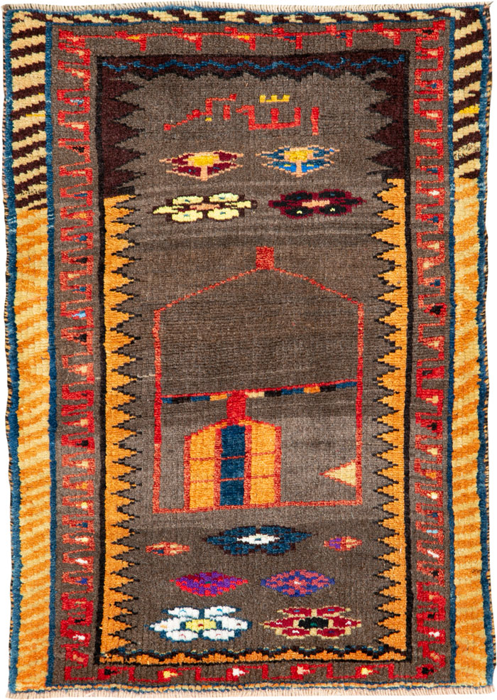Vintage Persian Gabbeh Rug, No.26295 - Galerie Shabab
